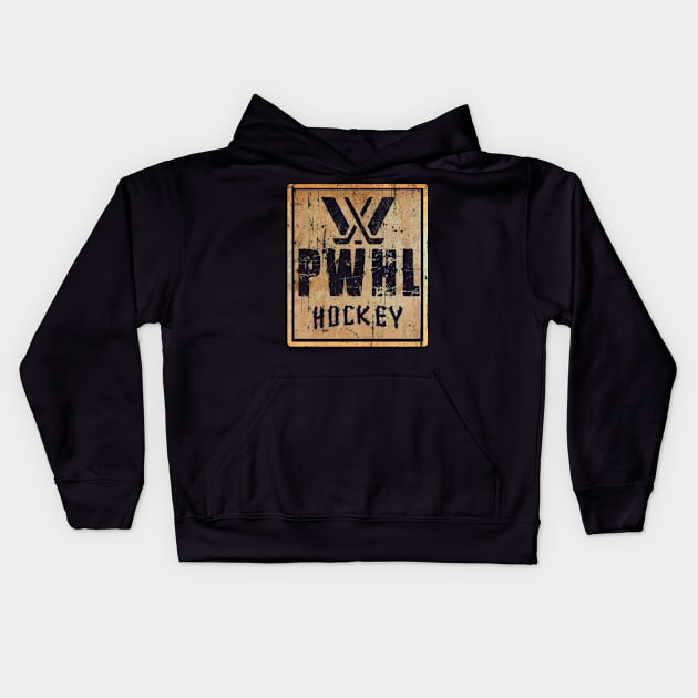 PWHL PWHL 22 Kids Hoodie by katroxdesignshopart444